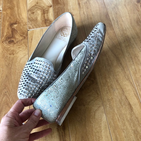 Vince Camuto Sparkly Rhinestone Loafers - Picture 2 of 7